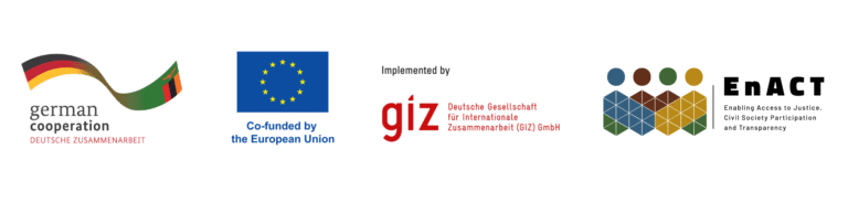 german cooperation, eu, giz implemented, enact logoset